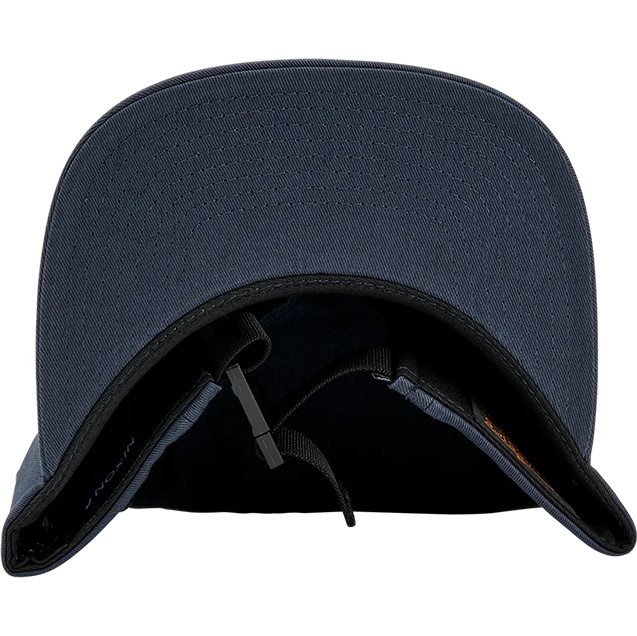 2024 Nixon Mikey 5 Panel Strapback Cap C2997 - Navy - Sailing